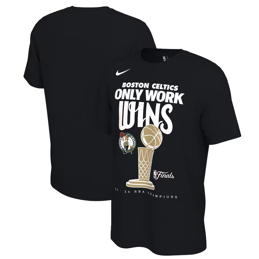 Men NBA Boston Celtics  2024 Champions T shirts black s style 19->nba t-shirts->Sports Accessory